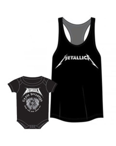 Duo-rocksæt | Metallica-tanktop til mødre & Metallica-babybody